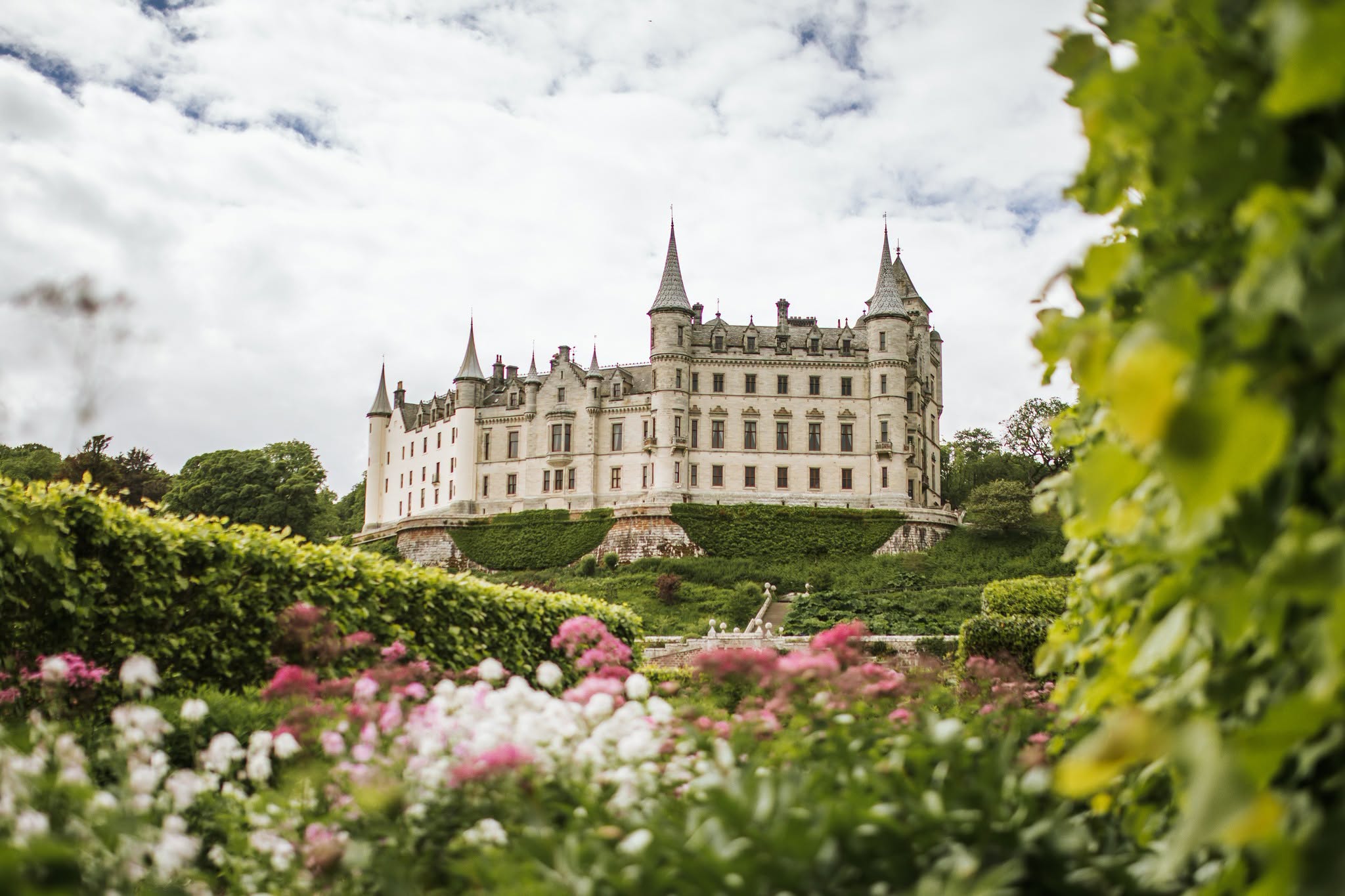 Dunrobin Castle Gardens and Flowers